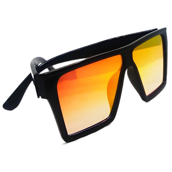 "🔥 Radiant Orange Glow: MALUKKS Demanding Model Starting Class Sunglasses 🕶️" - Orange, Free Size
