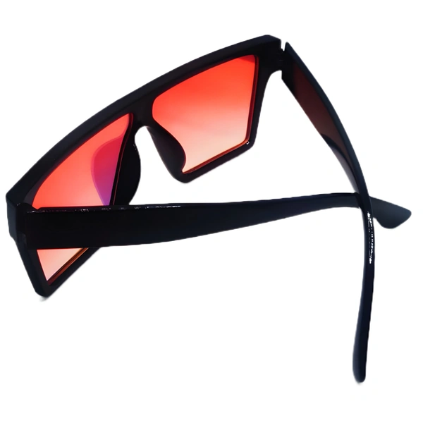 "🔥 Radiant Orange Glow: MALUKKS Demanding Model Starting Class Sunglasses 🕶️" - Orange, Free Size