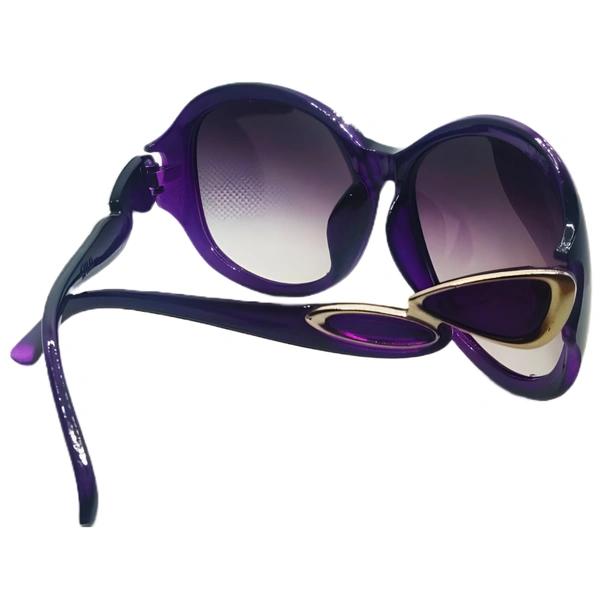 "🌈 MALUKKS Demanding Model Transparent Gray Limited Edition Sunglasses 😎" - Purple, Free Size