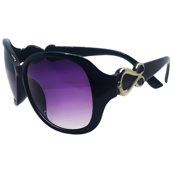 "🌟 Exclusive Limited Edition Ladies' Purple Shade Sunglasses by MALUKKS 😎" - Purple, Free Size