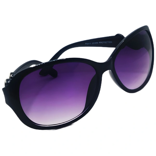 "🌟 Exclusive Limited Edition Ladies' Purple Shade Sunglasses by MALUKKS 😎" - Purple, Free Size