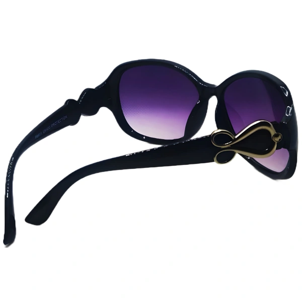 "🌟 Exclusive Limited Edition Ladies' Purple Shade Sunglasses by MALUKKS 😎" - Purple, Free Size