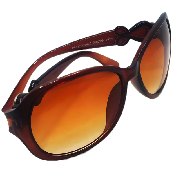 "Elevate Ladies' Style with MALUKKS 🌟 Starting Class Trendy Brown Sunglasses 😎👩‍🦰" - Brown, Free Size