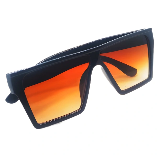 "Elevate Your Look with MALUKKS Glossy Brown Sunglasses Unisex! 😎🌟" - Brown, Free Size