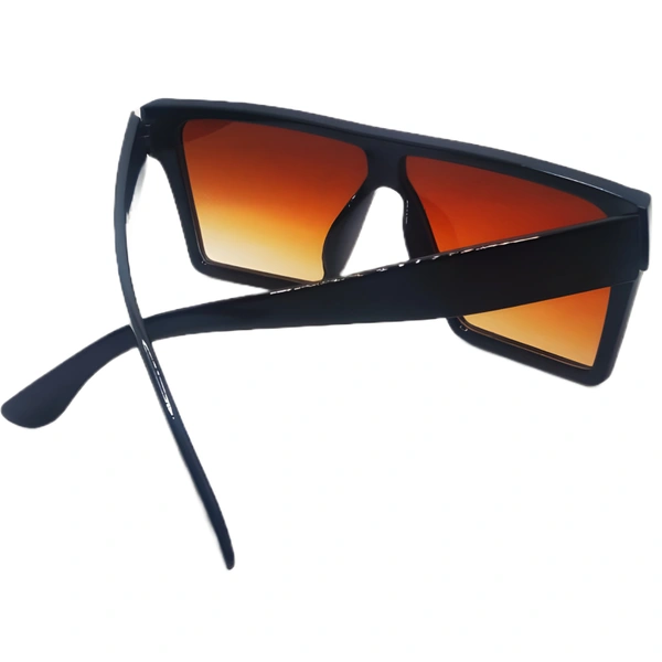 "Elevate Your Look with MALUKKS Glossy Brown Sunglasses Unisex! 😎🌟" - Brown, Free Size