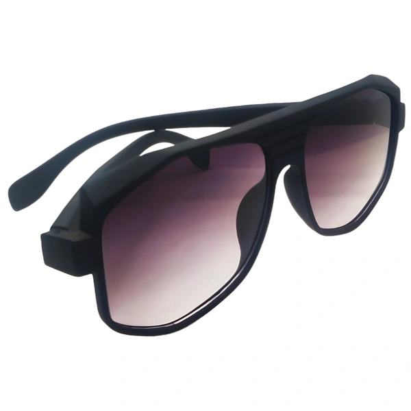 🌟 "Trendy Shades: Matt Finish Black Sunglasses – Exclusive and Stylish" 😎🖤 - Black, Free Size