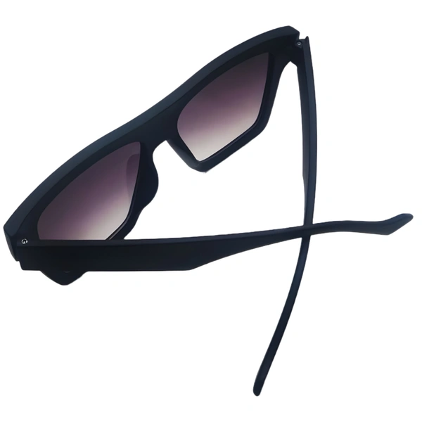 😎 "Exclusive 'Thunder' Matt Finish Sunglasses - Elevate Your Style with MALUKKS" 🌩️🖤🇮🇳 - Thunder, Standard
