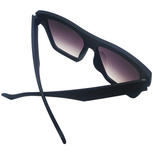 😎 "Exclusive 'Thunder' Matt Finish Sunglasses - Elevate Your Style with MALUKKS" 🌩️🖤🇮🇳 - Thunder, Standard