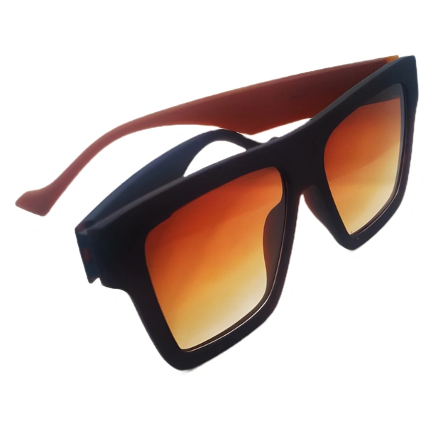 😎 "Unleash Your Style with MALUKKS 'Trendy Brown' Matte Finish Sunglasses - Exclusively on MALUKKS" 🌟🕶️🇮🇳 - Brown, Standard