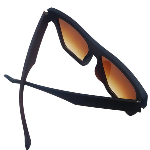 😎 "Unleash Your Style with MALUKKS 'Trendy Brown' Matte Finish Sunglasses - Exclusively on MALUKKS" 🌟🕶️🇮🇳 - Brown, Standard