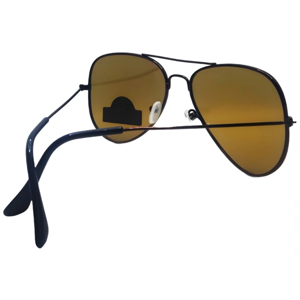 😎 "Step into Elegance with MALUKKS 'Dabang Movie' Aviator Sunglasses - Limited Edition" 🌟🇮🇳🕶️ - Brown, Free Size