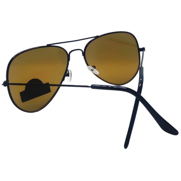 😎 "Step into Elegance with MALUKKS 'Dabang Movie' Aviator Sunglasses - Limited Edition" 🌟🇮🇳🕶️ - Brown, Free Size