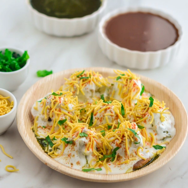 Spicial DAHI Puri 8 Piece ( দৈ ফুচকা ) - Full Plate