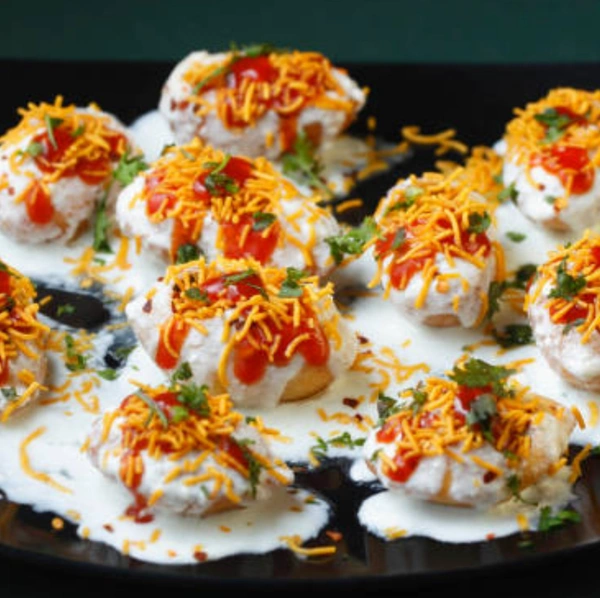 Khataa DAHI PURI {6 Pieces } ( টেঙা দৈ ফুচকা) Full Palte 