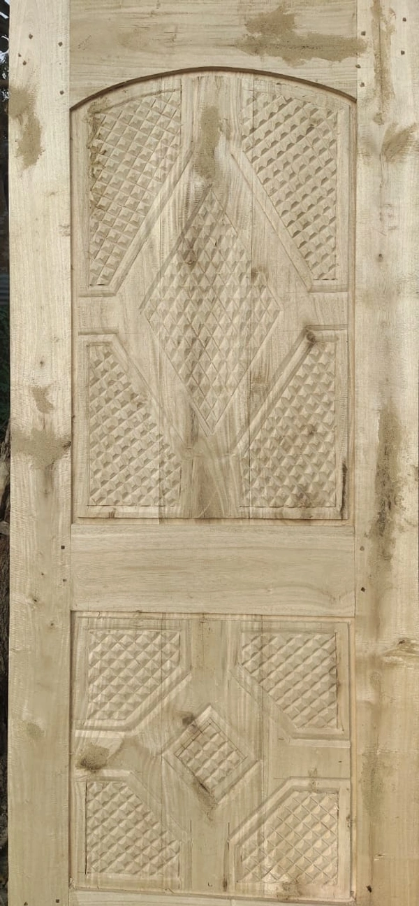 Gamari Wood Door  - Baja White, 7×3