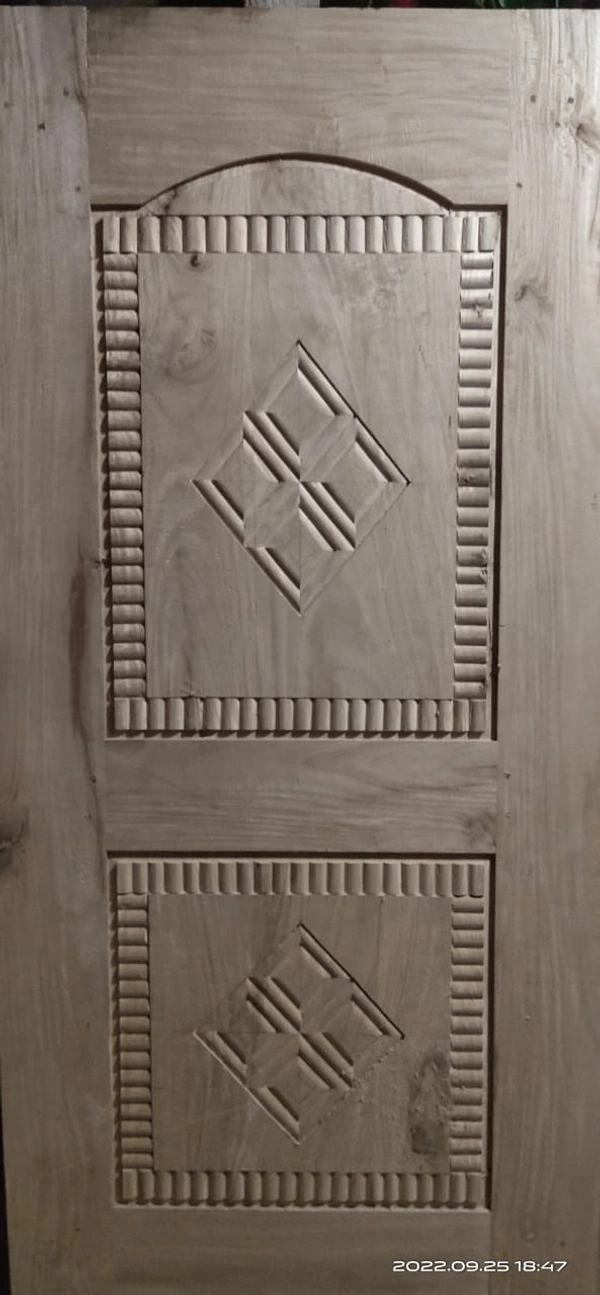 Gamari Wood Door  - Baja White, 7×3