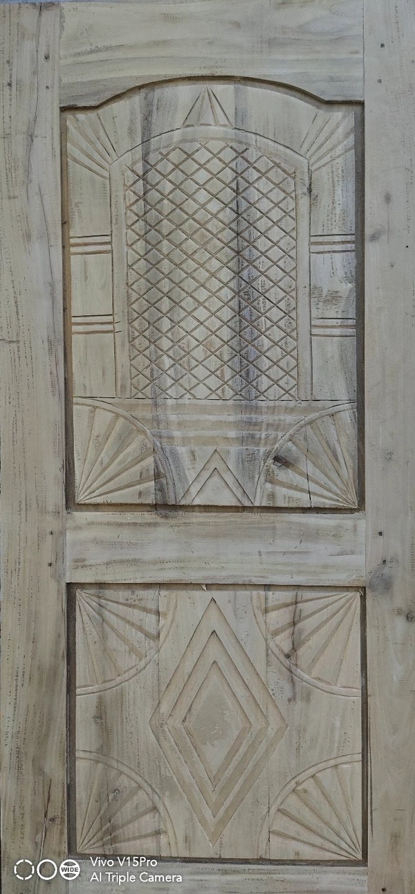 Gamari Wood Door  - Baja White, 7×3