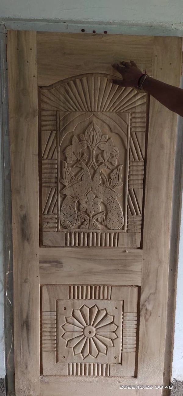 Gamari Sarai Door  - Pale Canary, 7×3, 24
