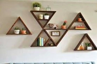 Wall Disiner Wood Stand 