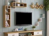Wall Disiner Wood Stand 