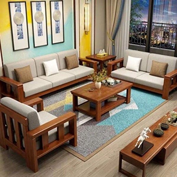 Sofa Set Wooden Product  - Cinnamon