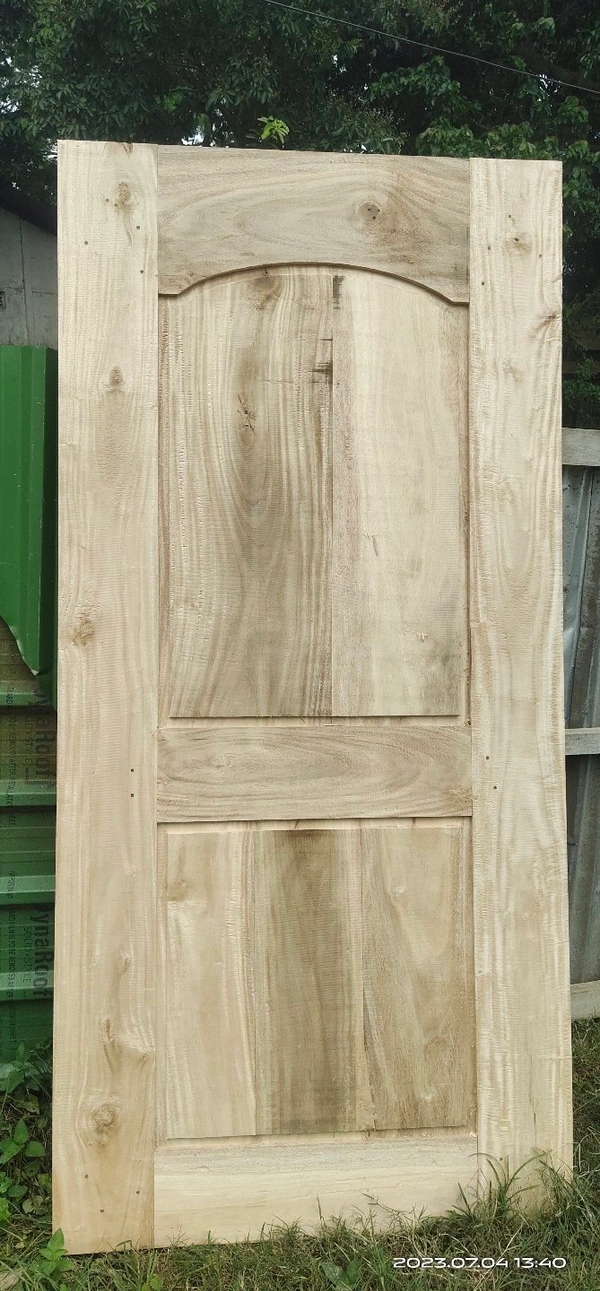 Gamari Door Blank  - Baja White, 1.5