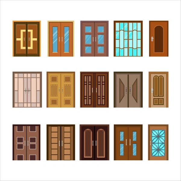 Gamari Wood Door Bathroom 
