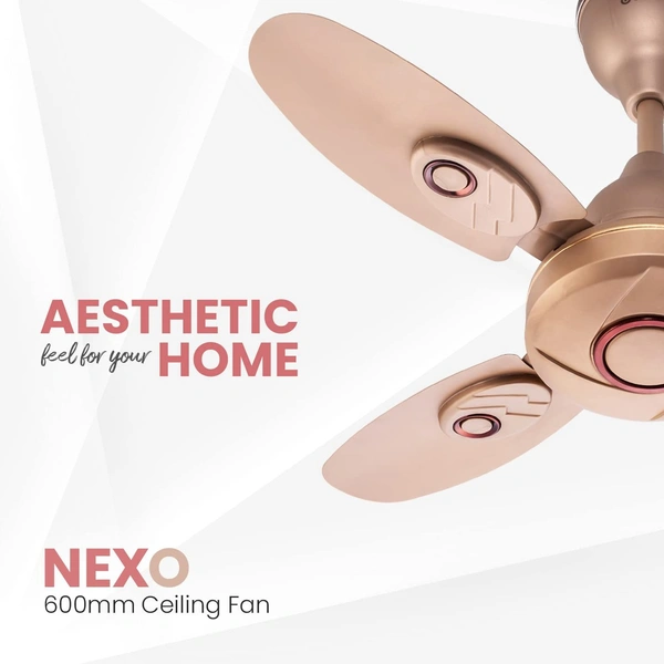 Candes Nexo Ultra High Speed 4 Blade Ceiling Fan, Sweep: 600 mm - Broken Gold