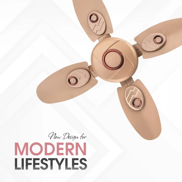Candes Nexo Ultra High Speed 4 Blade Ceiling Fan, Sweep: 600 mm - Broken Gold