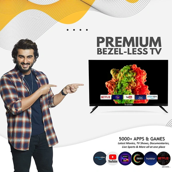Candes HD Ready LED Smart Android TV - CTPL32EF1S, 32 inch