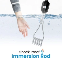 Candes Black Immersion Heater Rod - 1500W