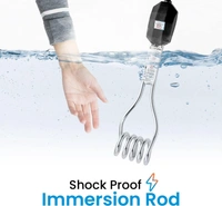 Candes Black Immersion Heater Rod - 1000W