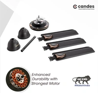 Candes Amaze 440rpm Anti Dust Ceiling Fan, Sweep: 900 mm - Coffee Brown