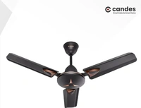 Candes Amaze 440rpm Anti Dust Ceiling Fan, Sweep: 900 mm - Coffee Brown