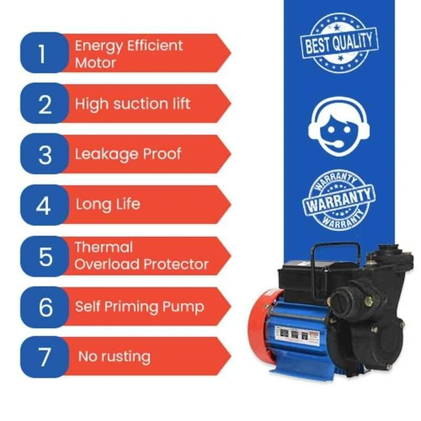 Sameer i-Flo Self Primming Water Pump with 1 Year Warranty - 1.0HP