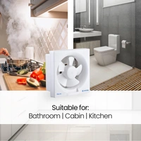 Candes Vento 35W White 5 Blade Exhaust Fan - 250mm