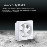 Candes Vento 35W White 5 Blade Exhaust Fan - 250mm