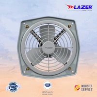 Lazer Oxygen Reversible 80W 2200rpm Grey 3 Blade Fresh Air Exhaust Fan - 225mm