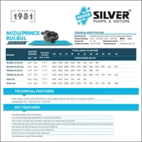 Silver SILVER Prince Plus - Self Primming PumpCentrifugal Water Pump SILVER - 0.5HP