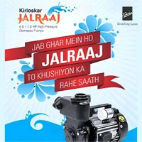 Kirloskar Mini Jalraj 0.5HP Self Priming Water Pump - 1.0HP