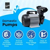 Kirloskar Mini Jalraj 0.5HP Self Priming Water Pump - 1.0HP