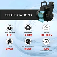 Havells 0.5HP Single Phase Self Priming Mini Monoblock Pump,  - 0.5HP