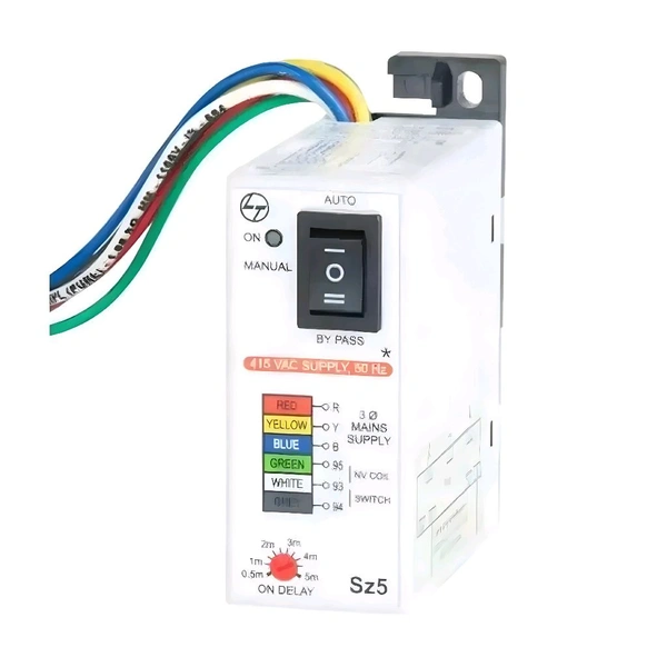L&T Lauritz Knudsen L&T Sz5 Auto Switch for DOL Starters (3/5/7.5HP) - 360V (6 Wires) L&T Auto Switch Dol 