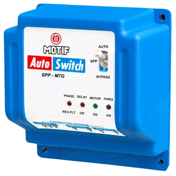 MOTIF Motif’s M7G Auto Switch – 3 Phase Motor Protection (Single Phasing, Reverse Phasing & Unbalanced Supply) Motif Auto Switch Dol 