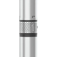 SILVER BOREWELL SUBMERSILE PUMP SETS 4'' Water filled Submersible Pump Sets Radial Flow Submersible Pump Sets