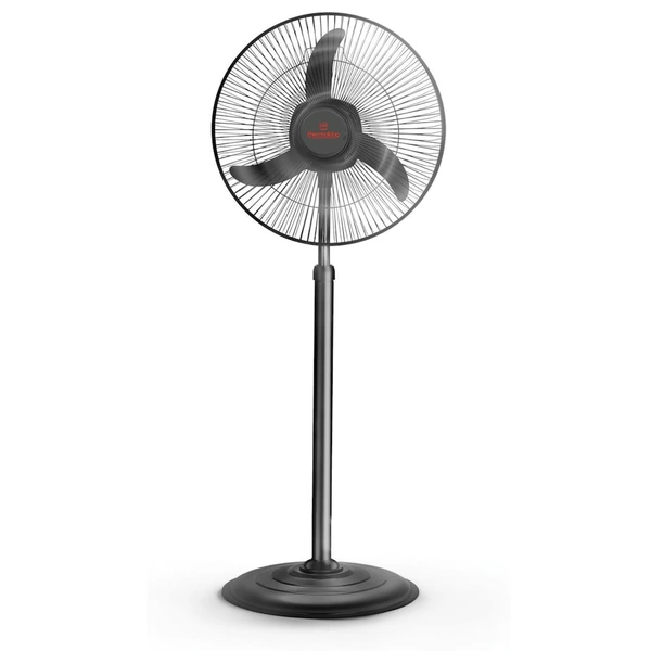 Thermoking Bullet 95W 2200rpm Metal Black Pedestal Fan