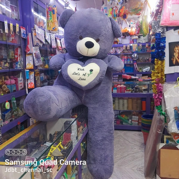 Heart Teddy - 6ft