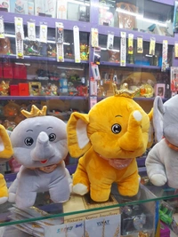 👑 Crown Elephant 🐘 40cm - yellow