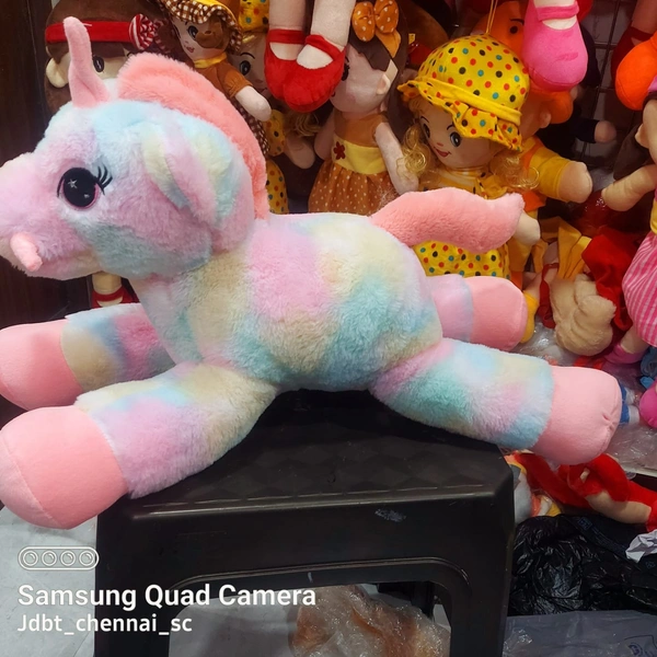 Multi Colour Unicorn  - 80cm