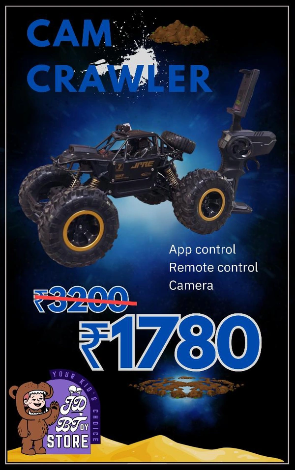 App Controlled Rock Crawler  - Gold